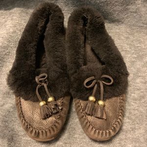 Coach Moccasin slippers